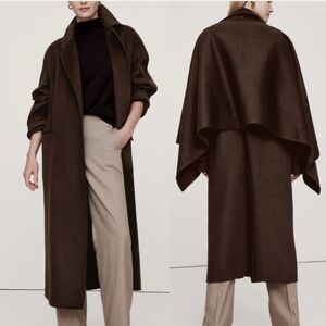 Banana Republic Oversized Double Faced Cape Coat